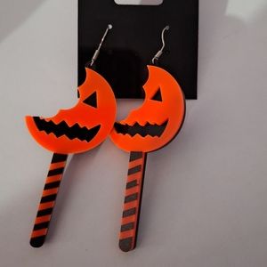 Trick r treat lolly earrings
